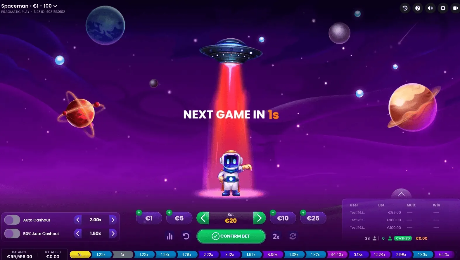 demo slot Spaceman
